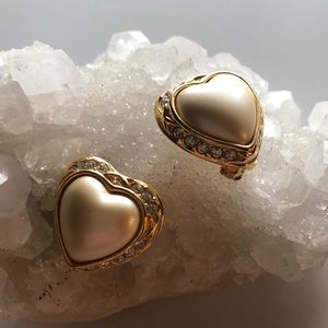 Joan Rivers Interchangeable Heart Earrings 💕